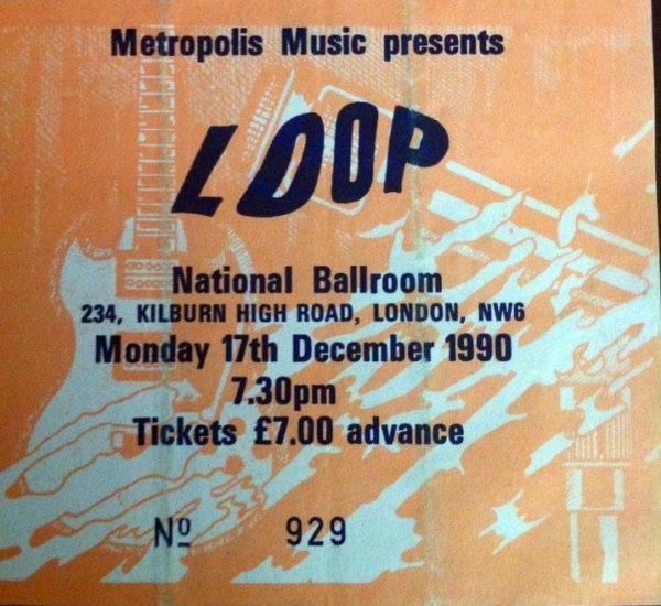 Ticket stub from 1990. Submitted by Gordon Hymus